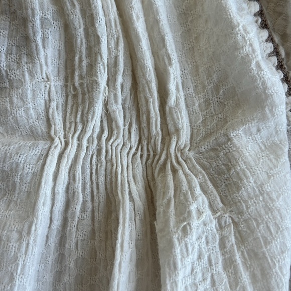 Sundance smocked peasant Boho shirt size L - Picture 9 of 14